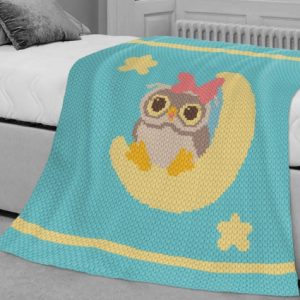 Owl on the Moon_Throw_C2C